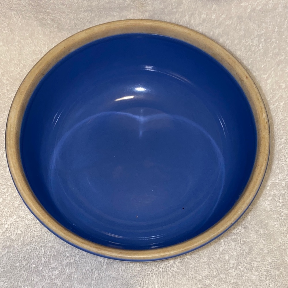 Hall China Refrigerator Montgomery Ward Blue Bowl Dish